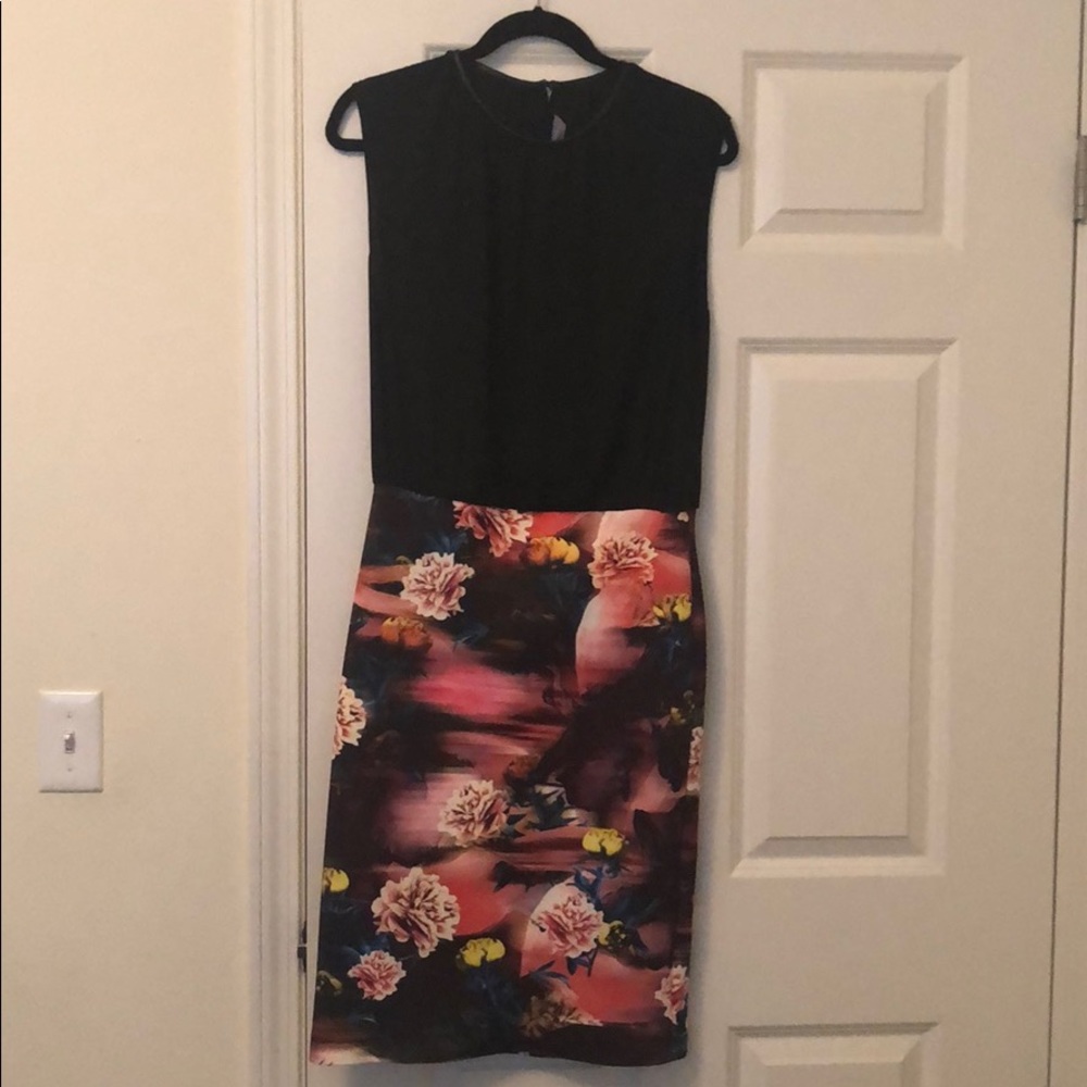 Clover Canyon dress w/floral pattern size L